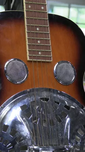 Gold Tone - GOLDTONE P.BEARD MAHOG SQUARE NECK RESONATOR 2